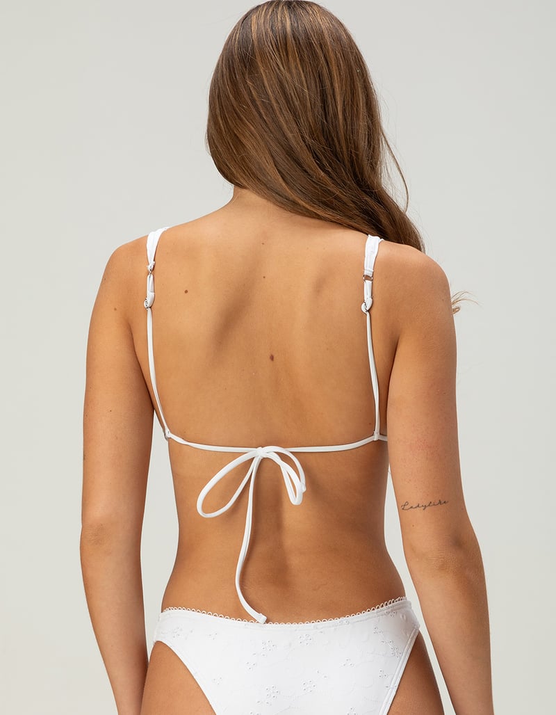 FULL TILT Eyelet Triangle Bikini Top image number 3