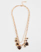 FULL TILT Multi Heart Charm Necklace image number 1