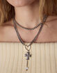 FULL TILT Lariat Heart/Cross Layered Necklace image number 4