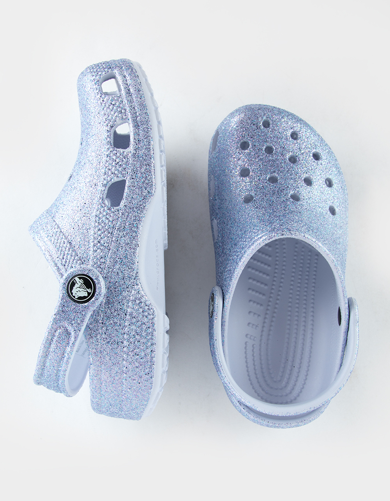 CROCS Kids Classic Glitter Clogs image number 4