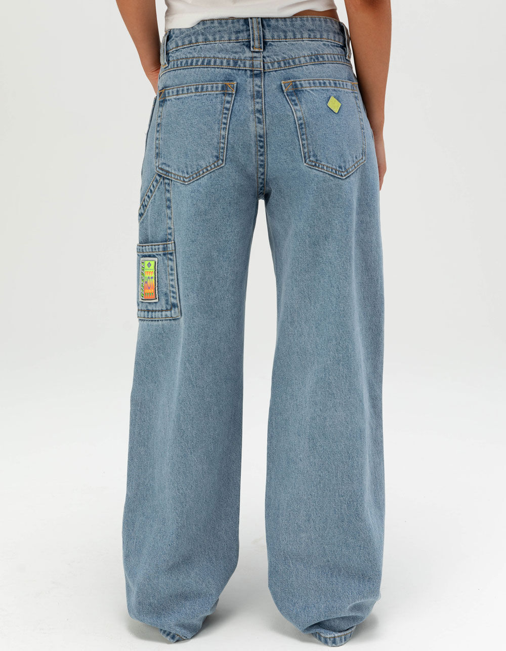ABRAND x Rip Curl Ariane 95 Womens Baggy Jeans - DENIM - 25 | Tillys