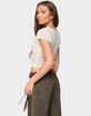 EDIKTED Kristal Twist Front V-Neck Top image number 3