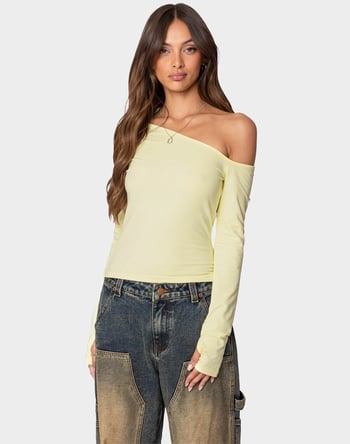 EDIKTED Swan Asymmetric Top Primary Image