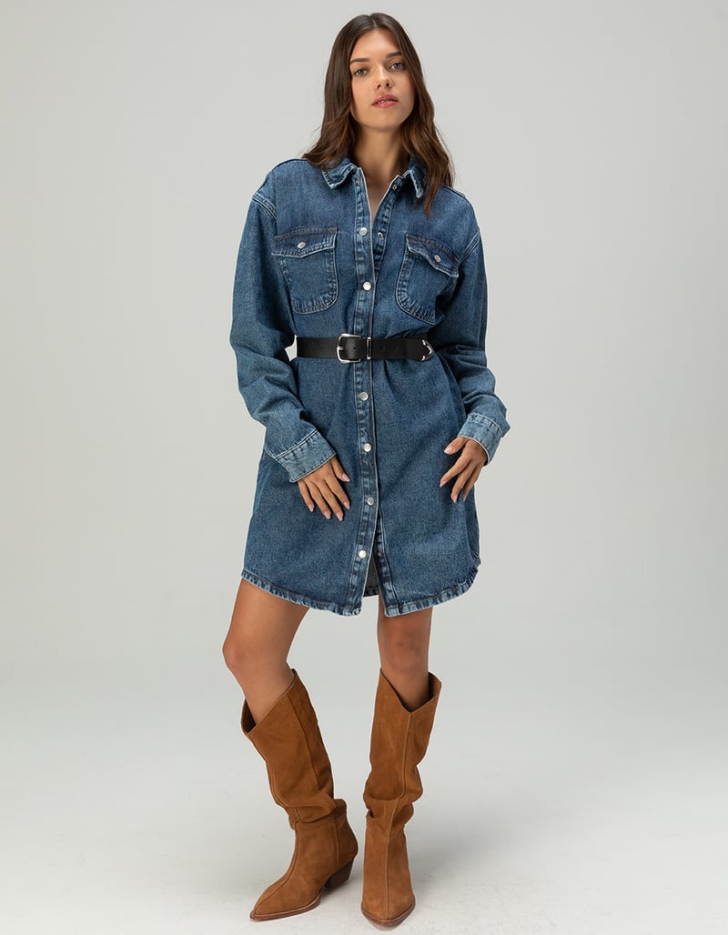 NOISY MAY Malva Womens Denim Dress image number 5