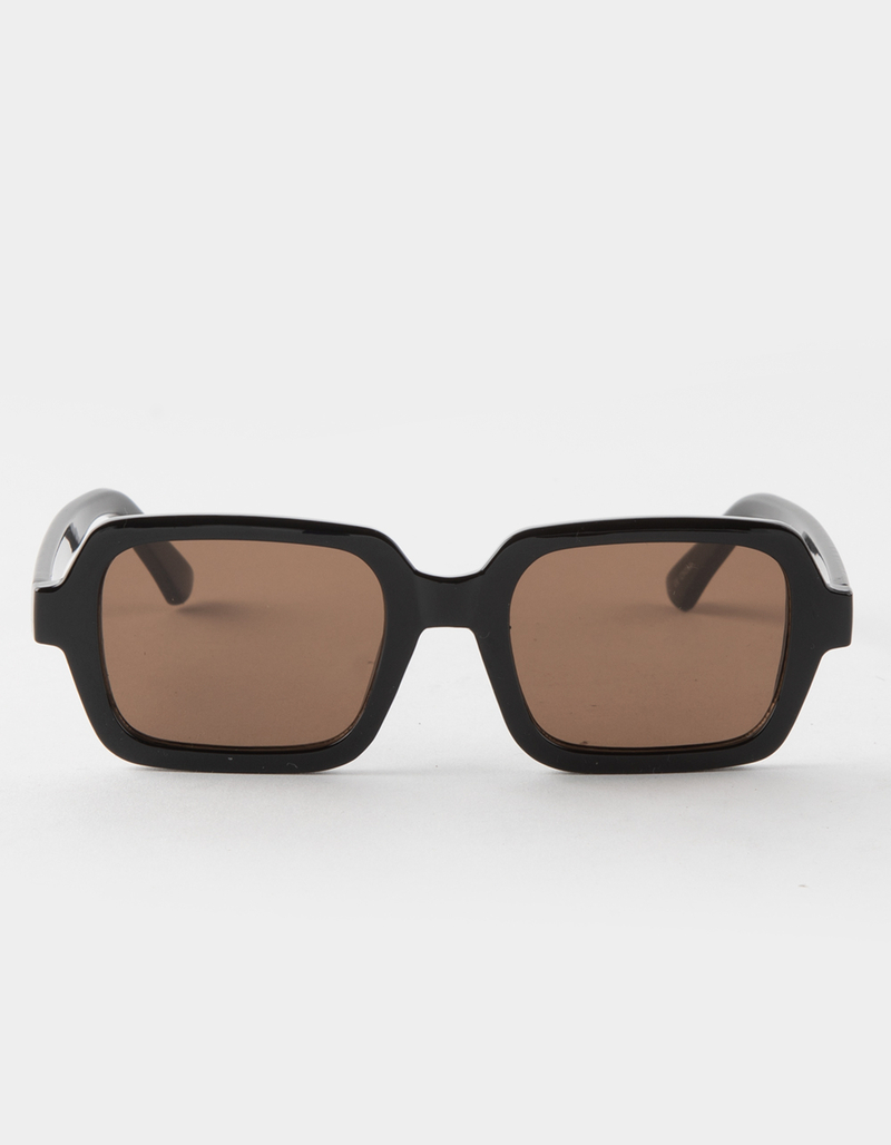 BLUE CROWN Retro Square Plastic Sunglasses image number 1