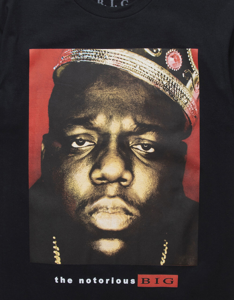 MERCH TRAFFIC Notorious B.I.G. Biggie Crown Mens T-Shirt image number 1