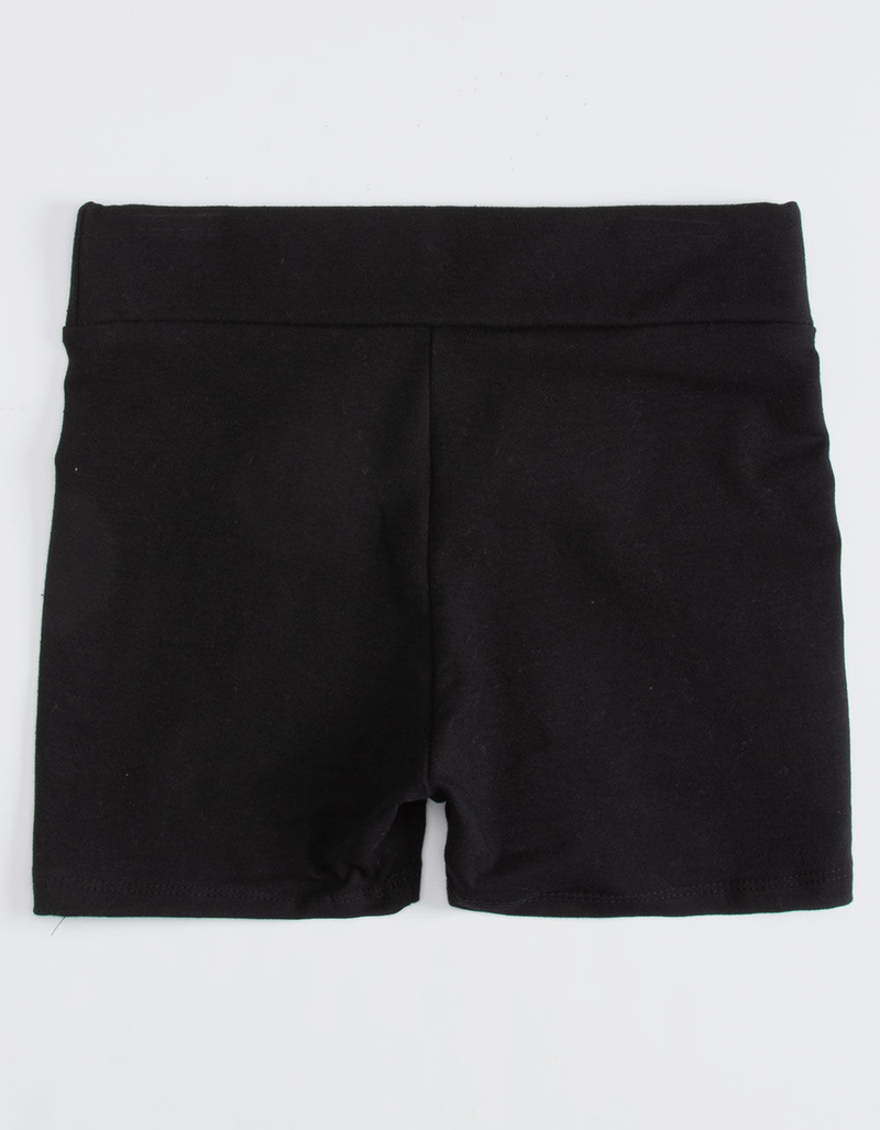 FULL TILT Black Girls Biker Shorts image number 1