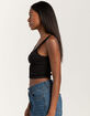 FULL TILT Seamless Low Back Womens Tank Top image number 3