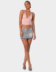 EDIKTED Lillie Knotted Halter Top image number 2