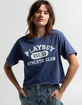 PLAYBOY Athletic Womens Crop Tee image number 1