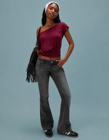 RSQ Womens Ultra Low Rise Bootcut Jeans Primary Image