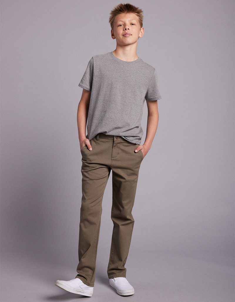 RSQ Boys Slim Army Chino Pants image number 0