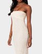 EDIKTED Lynn Ribbed Maxi Dress image number 3