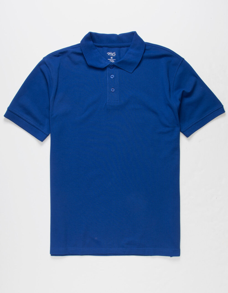 SHAKA WEAR Solid Mens Royal Polo Shirt image number 0