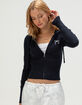 RSQ Womens Number Zip-Up Sweater image number 2