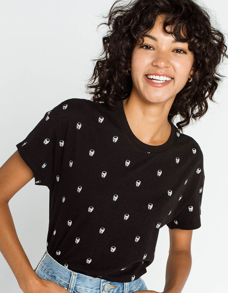 OTHERS FOLLOW Modern Skull Womens Tee image number 0