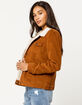 SKY AND SPARROW Corduroy Sherpa Womens Jacket image number 2