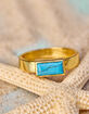 PURA VIDA Tulum Turquoise Ring image number 1