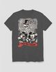 DISNEY 100TH ANNIVERSARY Skele-Ton Mickey Screams Unisex Tee image number 1