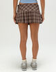 RSQ Womens Low Rise Pleated Mini Skort image number 4