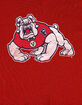 FRESNO STATE UNIVERSITY Distressed Primary Logo Womens Baby Rib Tee image number 3