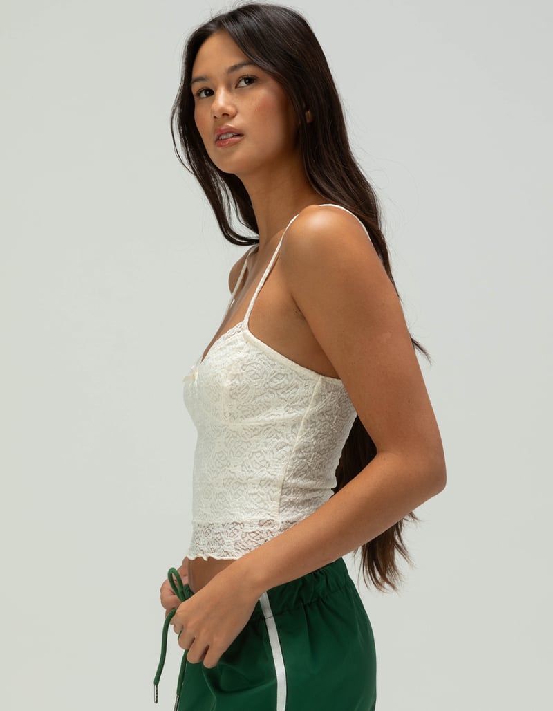 FULL TILT Womens Lace Cami image number 2