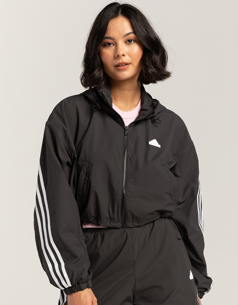 ADIDAS Future Icons 3-Stripes Womens Windbreaker Jacket image number 3