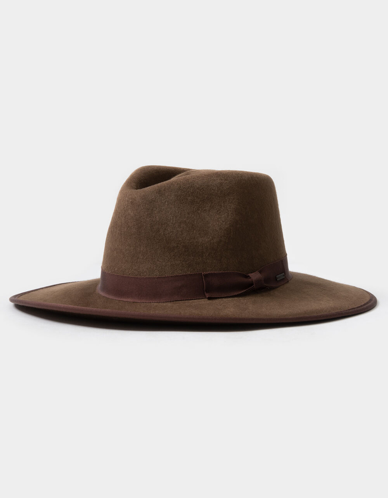 BRIXTON Jo Felt Brown Rancher Hat image number 0