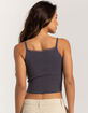 RSQ Womens Pointelle Lace Trim Cami image number 4