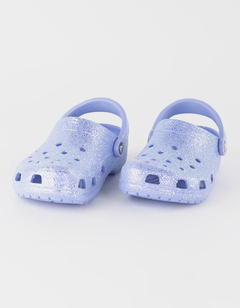 CROCS Girls Classic Glitter Clogs image number 0