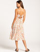 RSQ Womens Print Tier Midi Dress image number 3