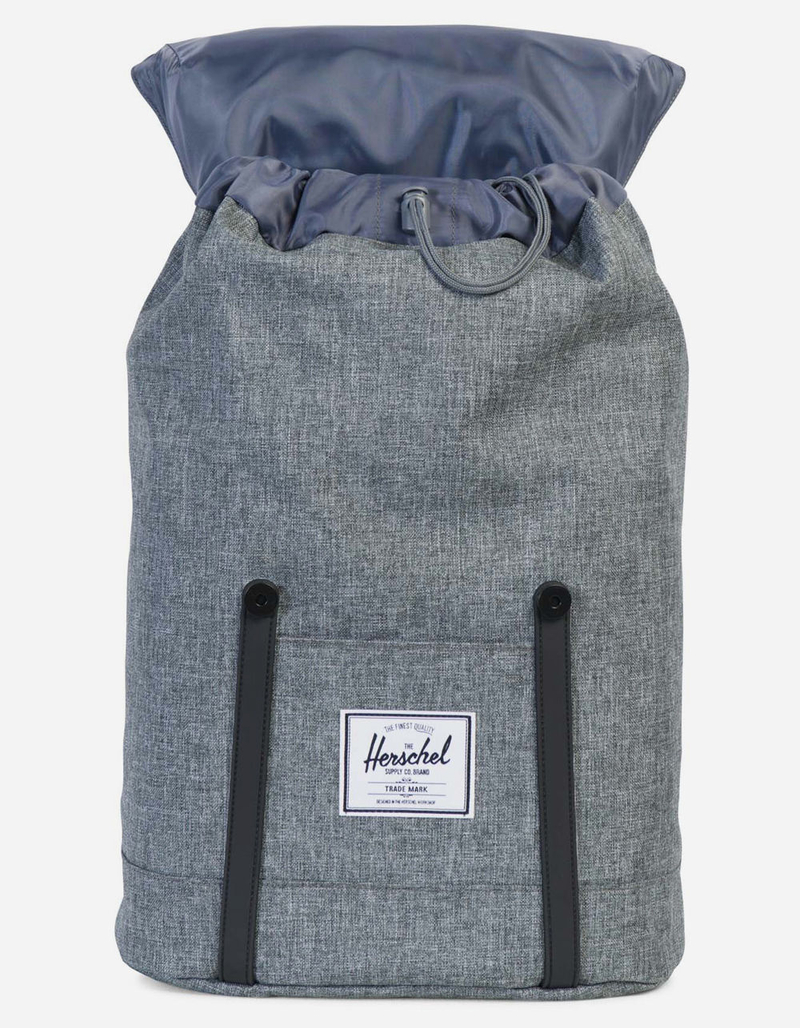 HERSCHEL SUPPLY CO. Retreat Raven Crosshatch & Black Backpack image number 4