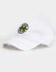 CROSS COLOURS Classic Embroidered Mens White Dad Hat image number 1