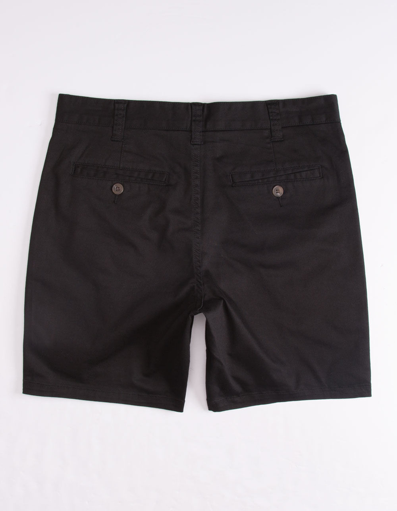 RSQ Twill Black Mens Chino Shorts image number 1