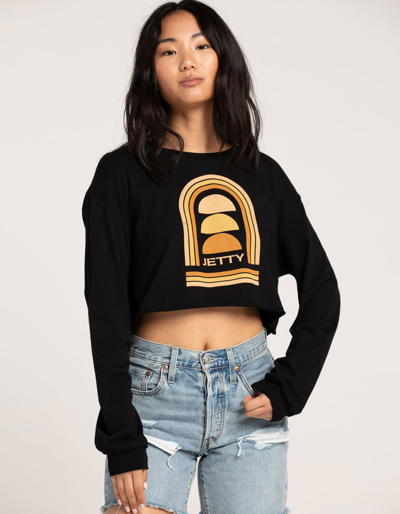 JETTY Newlight Womens Long Sleeve Crop Tee image number 0