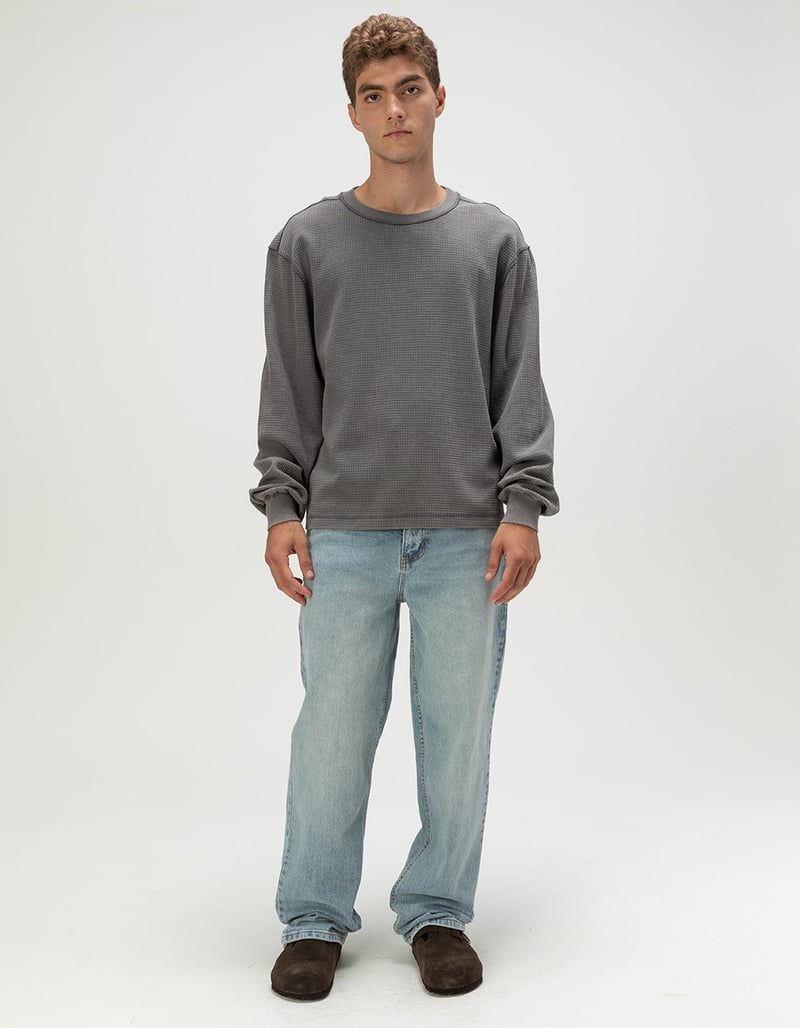 RSQ Mens Washed Boxy Thermal image number 5