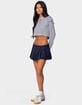 EDIKTED Stripey Cropped Long Sleeve Tee image number 4