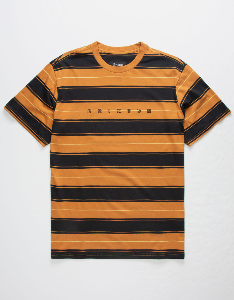 BRIXTON Cantor Stripe Mens T-Shirt image number 0