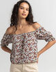 VOLCOM Flower Of The Shoulder Womens Top image number 1