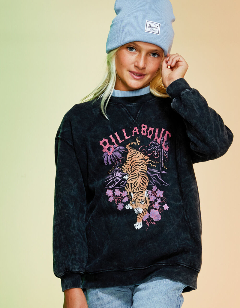 BILLABONG Tiger Tim Girls Crewneck Sweatshirt  image number 0