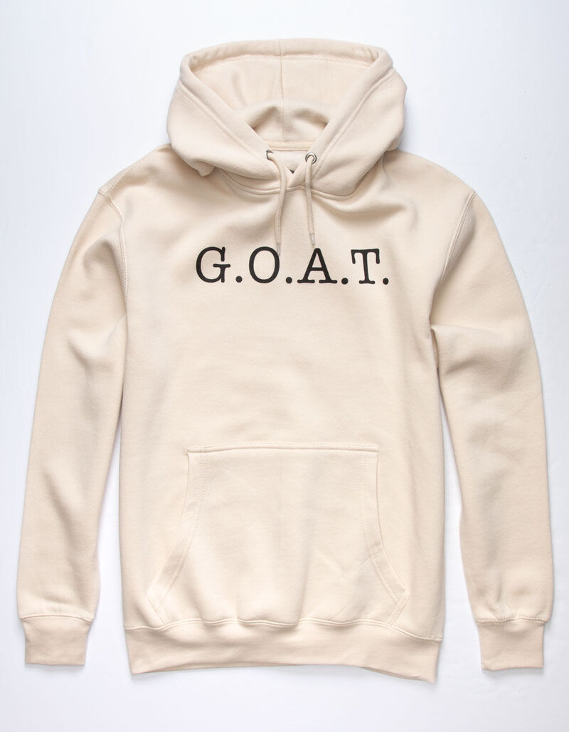 AT ALL GOAT Mens Hoodie - SAND - 380739429