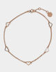 PURA VIDA Dainty Heart Anklet image number 1