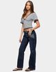 EDIKTED Tyler Studded Low Rise Bootcut Jeans image number 4