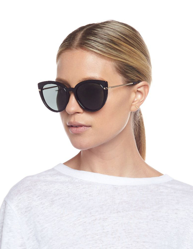 LE SPECS Promiscuous Black Polarized Sunglasses image number 2