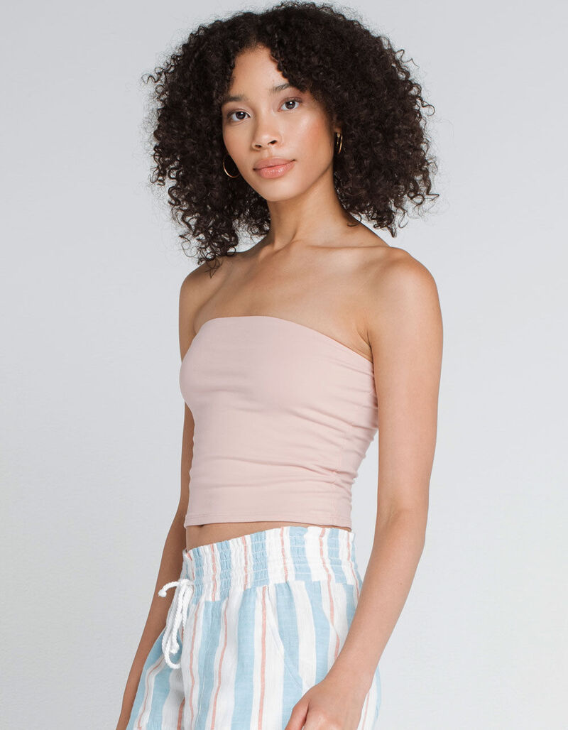 DESTINED Womens Light Pink Tube Top LTPNK JU32188*