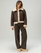 FULL TILT Womens Sherpa Moto Jacket image number 3