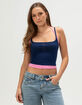 BOZZOLO Womens Double Layer Cami image number 1
