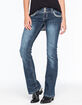 AMETHYST JEANS 3 Button Womens Flare Jeans image number 1