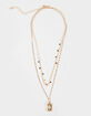 FULL TILT Layered Celestial Necklace image number 1