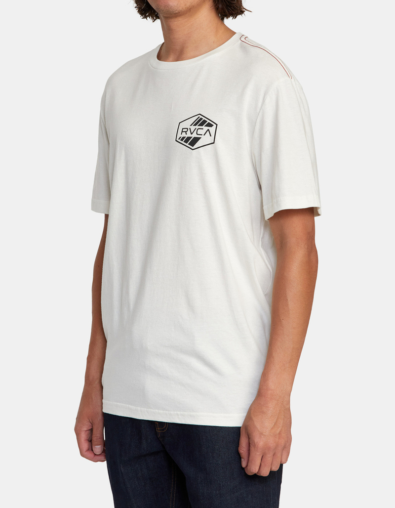 RVCA Stripe Hex Mens Tee image number 4